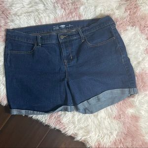 Old Navy Semi Fitted Jean Shorts Women's Size 14
